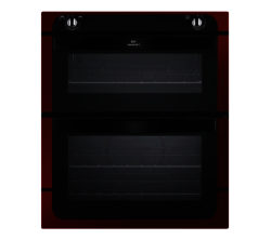 NEW WORLD  NW701DO Built-under Electric Double Oven - Black & Red